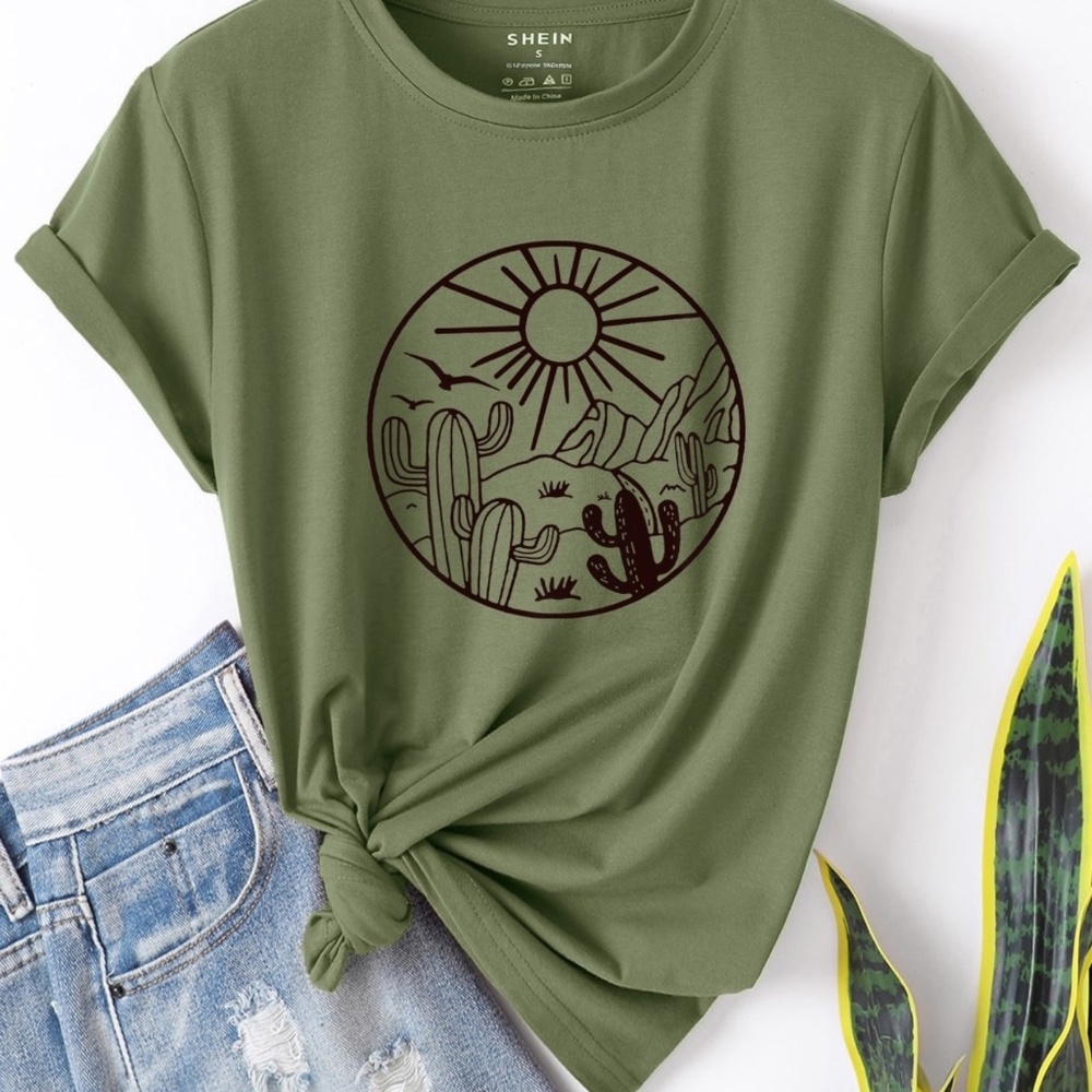 New t-shirt, casual SHEIN brand.